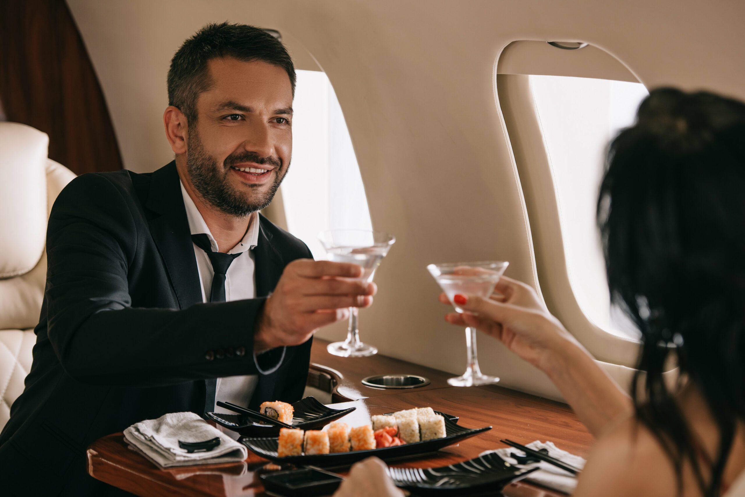 The Smart Guide to dining on board a private jet